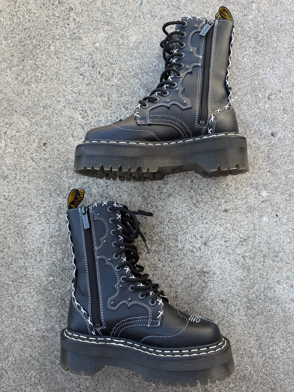 Dr. Martens Jadon Hi GA Gothic Americana Women’s Size 5 - Picture 4 of 9